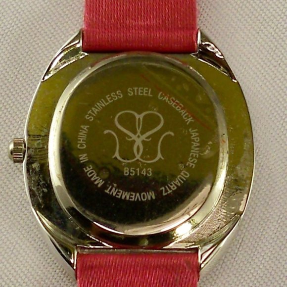 New Suzanne Somers Crystals *Pink Band Watch main image 5